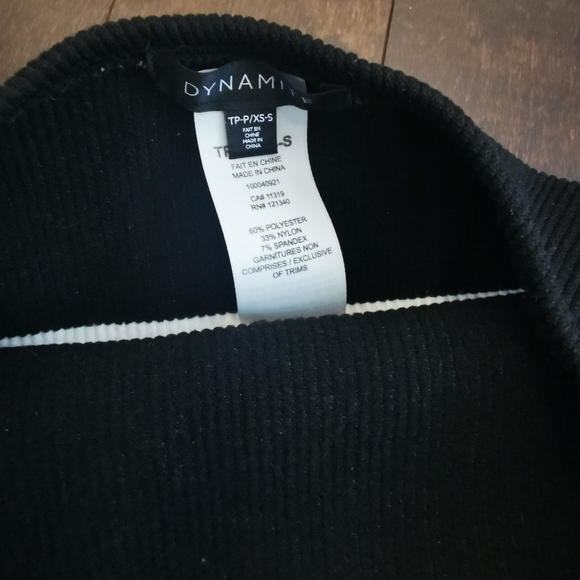 Dynamite Striped Tube Crop Top - Picture 3 of 3